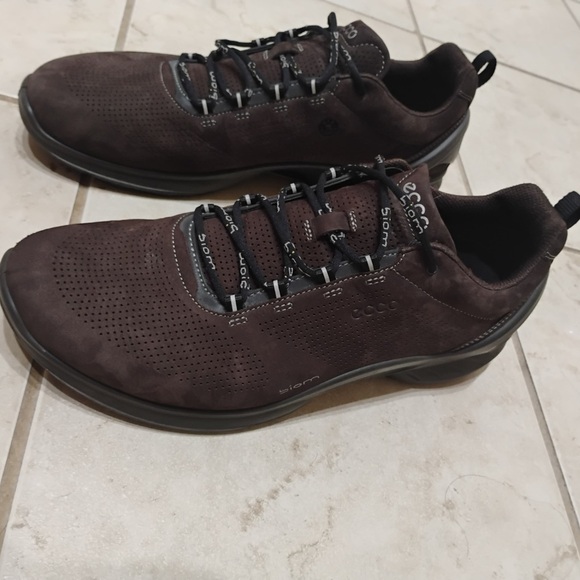 ECCO Men's Biom Fjuel Train Walking Shoe Yak Leather Mocha Lightweight Size 10.0 - Picture 3 of 12